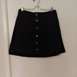 Black H&M A-line mini Skirt